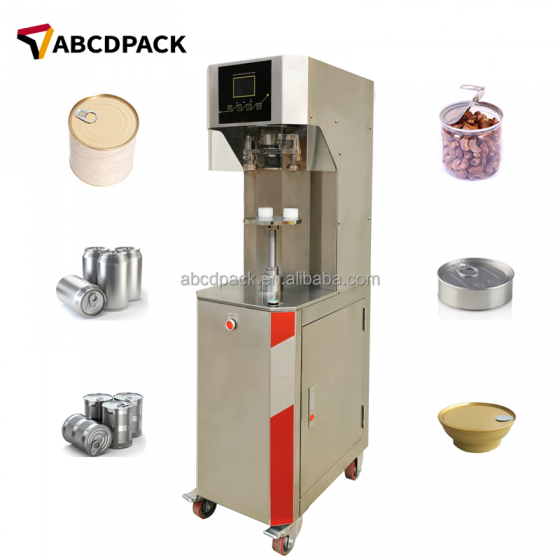 Semi Automatic Tin Beer Seamer Beverage Drink Jar Paper Tube Capping Seaming Machine For Aluminum Cans Sealer