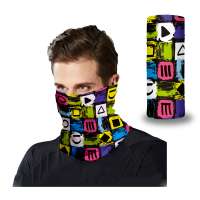 Promotional multifunctional seamless tube anti-UV windproof face scarf bandana